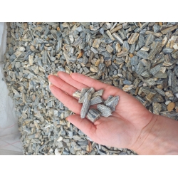 Kora Kamienna Szara Gnejsowa 8-16 mm kamień naturalny gnejs do ogrodu 1000 kg TONA
