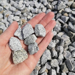 Granit 16-22 mm grys granitowy dalmatyńczyk kamień naturalny do ogrodu 1000 kg TONA