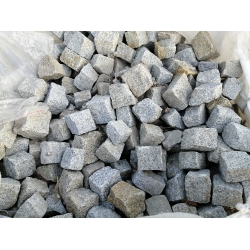 Kostka brukowa granitowa 10 cm kamień naturalny 1000 kg TONA