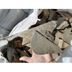Kora kamienna łupkowa 30-60 mm kamień ogrodowy 1000 kg TONA