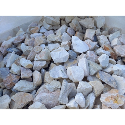 Biała Marianna 32-64 mm grys marmurowy kamień ozdobny ogrodowy 1000 kg TONA