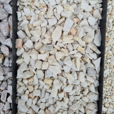 Biała Marianna 8-16 mm grys marmurowy ozdobny do ogrodu 1000 kg TONA