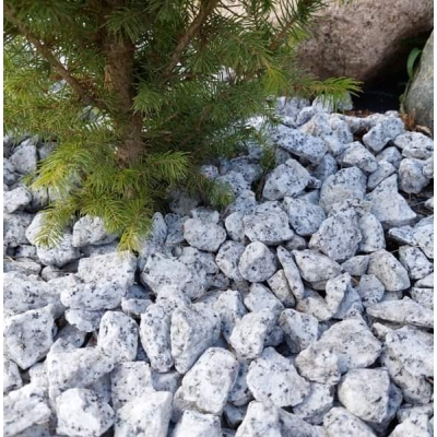 Grys granitowy strzegomski 8-16 mm dalmatyńczyk kamień naturalny do ogrodu 1000 kg TONA