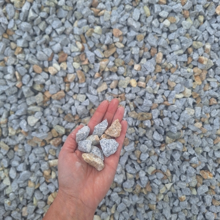 Granit 16-22 mm grys granitowy dalmatyńczyk kamień naturalny do ogrodu 1000 kg TONA