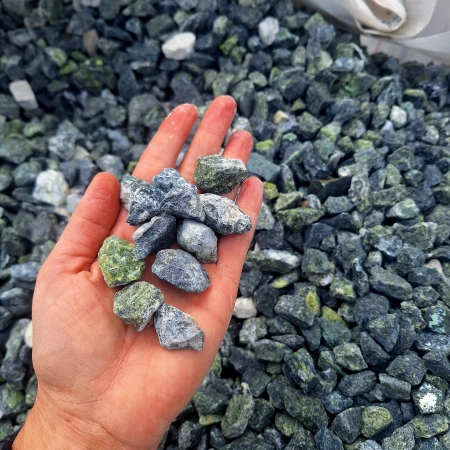 Serpentynit 16-22 grys zielony serpentynitowy green arctic kamień do ogrodu 1000 kg TONA