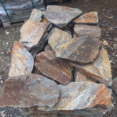 Kamień naturalny łupek szarogłazowy ścieżkowy na ścieżkę grubość 3-6 cm 1000 kg TONA