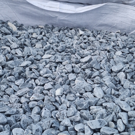 Otoczak SILVER szary grecki 1-3 cm nowoczesny elegancki kamień do ogrodu 1000 kg TONA