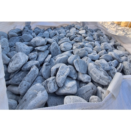 Otoczak SILVER szary grecki 6-10 cm nowoczesny elegancki kamień do ogrodu 1000 kg TONA