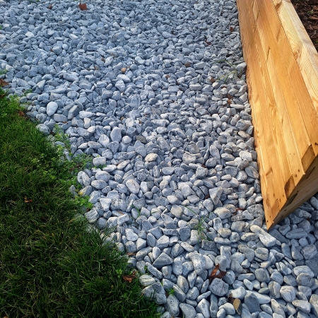 Otoczak SILVER szary grecki 1-3 cm nowoczesny elegancki kamień do ogrodu 1000 kg TONA