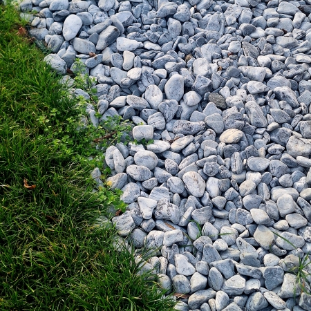 Otoczak SILVER szary grecki 3-6 cm nowoczesny elegancki kamień do ogrodu 1000 kg TONA