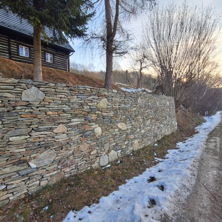 Kamień naturalny łupek szarogłazowy na murek, murek oporowy, kamień murowy 10-30 cm 1000 kg TONA