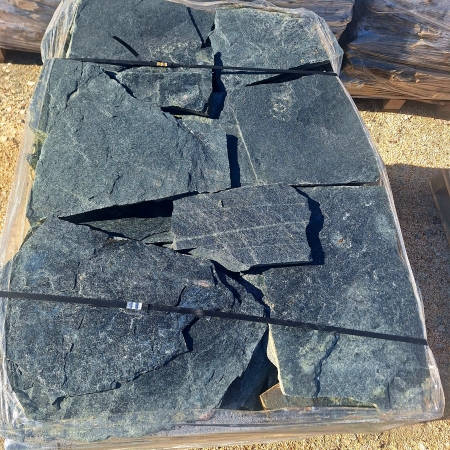 Gnejs Czarno-Zielony kamień naturalny elewacyjny na taras schody duża płytka 1-3 cm