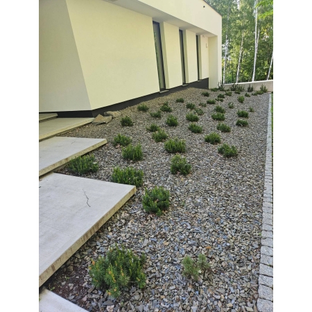 Kora kamienna łupkowa łupek szarogłazowy księżycowy 20-40 mm kamień ogrodowy 1000 kg TONA