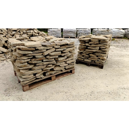 Kamień naturalny łupek szarogłazowy na murek, murek oporowy, kamień murowy 10-30 cm 1000 kg TONA
