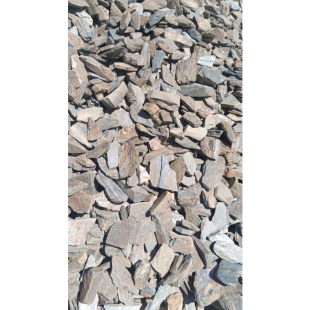 Kora kamienna łupkowa łupek szarogłazowy księżycowy 20-40 mm kamień ogrodowy 1000 kg TONA