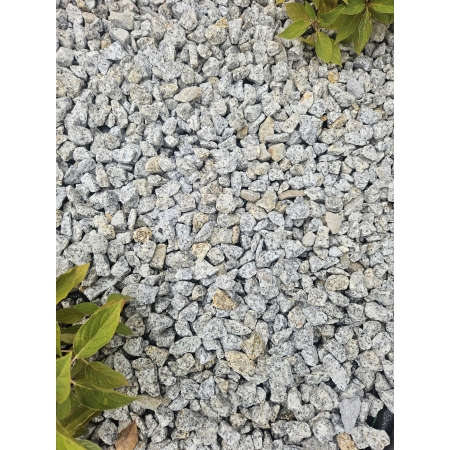 Grys granitowy strzegomski 8-16 mm dalmatyńczyk kamień naturalny do ogrodu 1000 kg TONA