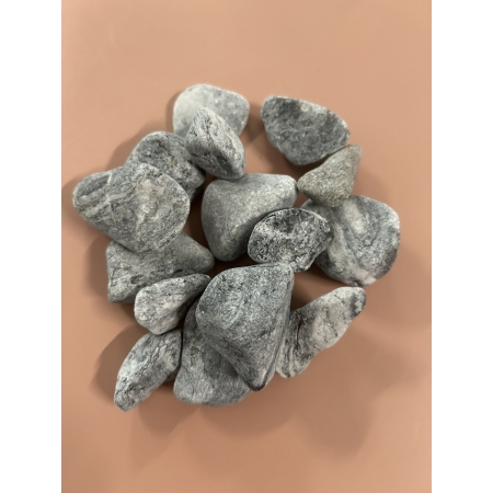 Otoczak SILVER szary grecki 1-3 cm nowoczesny elegancki kamień do ogrodu 1000 kg TONA