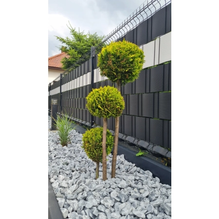 Otoczak SILVER szary grecki 3-6 cm nowoczesny elegancki kamień do ogrodu 1000 kg TONA